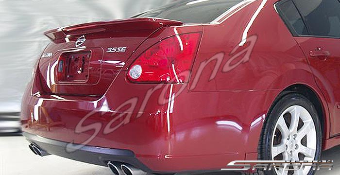 Custom Nissan Maxima Trunk Wing  Sedan (2004 - 2008) - $199.00 (Manufacturer Sarona, Part #NS-032-TW)